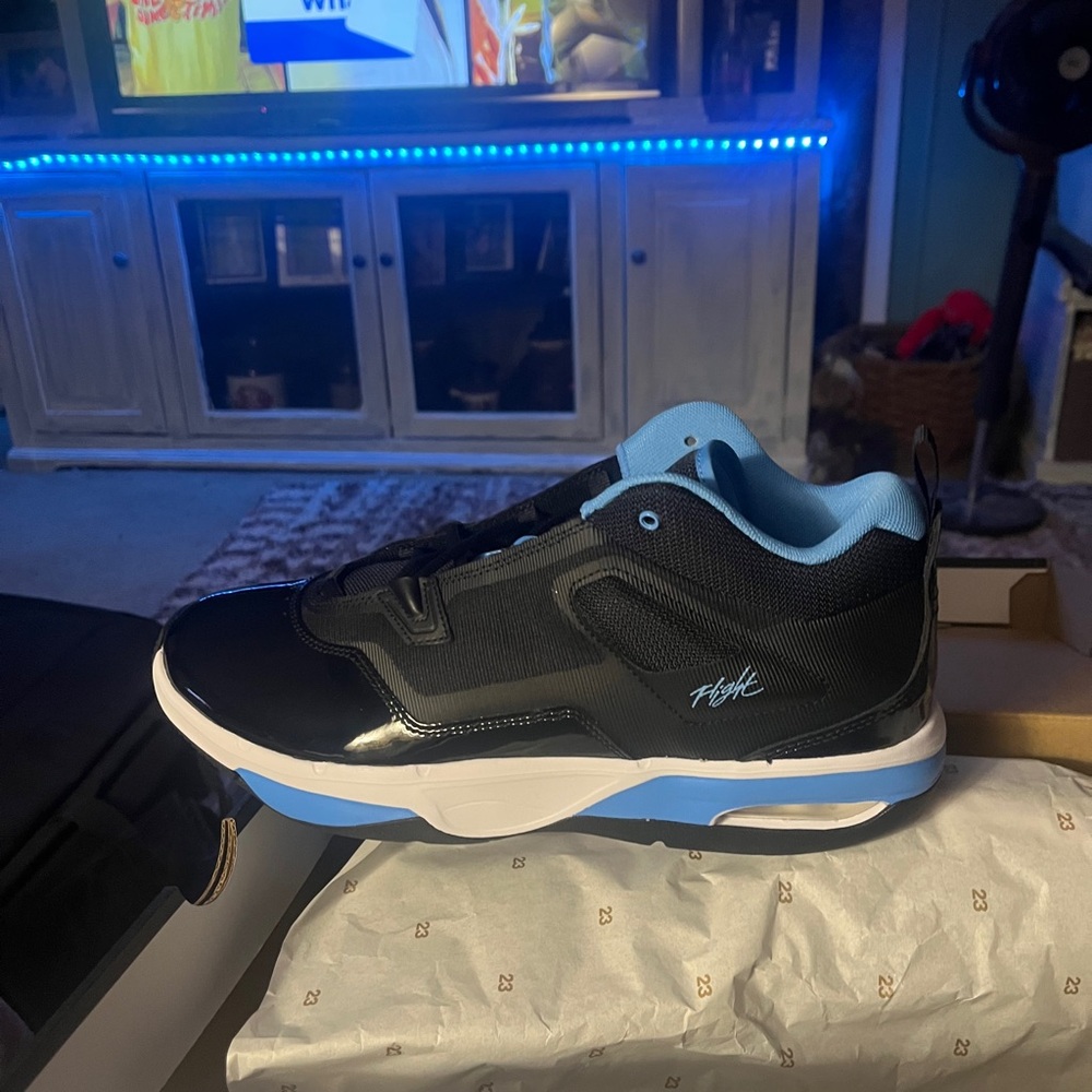 Jordan stay loyal 3 Black and Light Blue Men's Sneakers